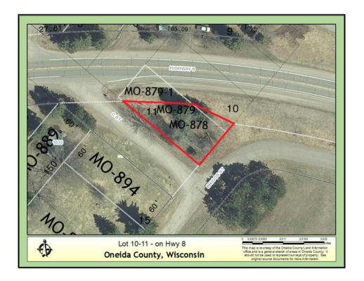 ON HWY 8 # LOT 10-11, MONICO, WI 54501, photo 2 of 16