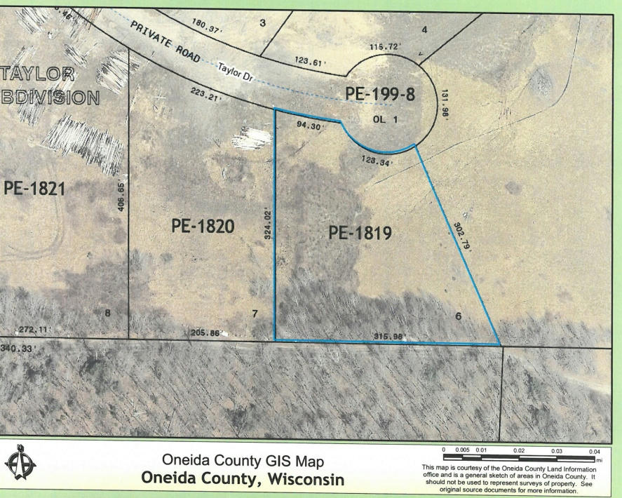 LOT 6 TAYLOR DR, RHINELANDER, WI 54501, photo 1 of 4